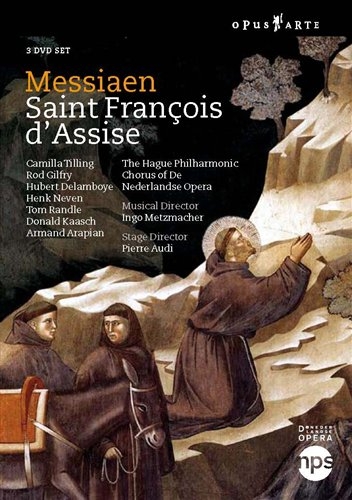 Messiaen - Saint Francois D Asisse in der Gruppe Externt_Lager / Naxoslager bei Bengans Skivbutik AB (2035089)