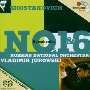 Shostakovich - Sinfonien 1 & 6 in der Gruppe MUSIK / SACD / Klassiskt bei Bengans Skivbutik AB (2036344)