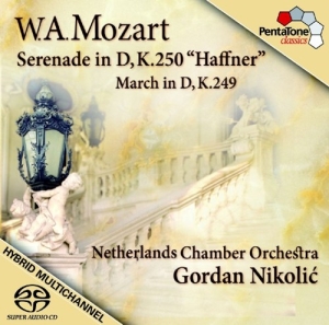 Mozart - Haffner-Serenade Kv 250/Marsch in der Gruppe MUSIK / SACD / Klassiskt bei Bengans Skivbutik AB (2036360)