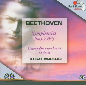 Beethoven - Sinfonien 2 & 5 in der Gruppe MUSIK / SACD / Övrigt bei Bengans Skivbutik AB (2036404)