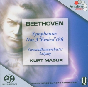 Beethoven - Sinfonien 3 & 8 in der Gruppe MUSIK / SACD / Övrigt bei Bengans Skivbutik AB (2036405)