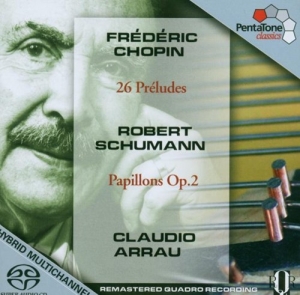 Chopin/Schumann - 26 Preludes/Papillons Op.2 in der Gruppe MUSIK / SACD / Övrigt bei Bengans Skivbutik AB (2036418)