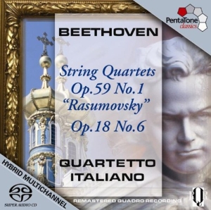 Beethoven - Streichquartette Op.59 1 in der Gruppe MUSIK / SACD / Övrigt bei Bengans Skivbutik AB (2036424)