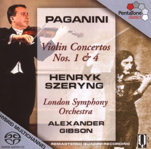Paganini - Violinkonzerte 1 & 4 in der Gruppe MUSIK / SACD / Övrigt bei Bengans Skivbutik AB (2036495)