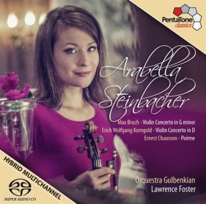 Bruch/Korngold/Chausson - Works For Violin & Orchestra in der Gruppe MUSIK / SACD / Klassiskt bei Bengans Skivbutik AB (2036581)