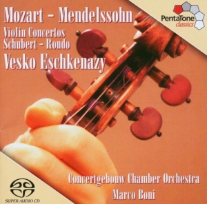 Mozart/Mendelssohn/Schubert - Violin Concertos in der Gruppe MUSIK / SACD / Klassiskt bei Bengans Skivbutik AB (2036708)