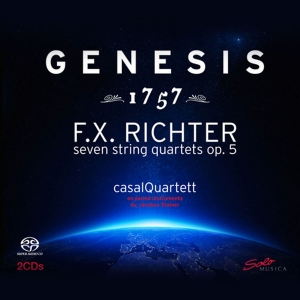 Richter - Genesis 1757 - Seven String Quartet in der Gruppe MUSIK / SACD / Klassiskt bei Bengans Skivbutik AB (2036825)