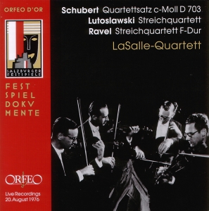 Ravel Maurice / Schubert Franz - String Quartet / String Quartet No. in der Gruppe CD bei Bengans Skivbutik AB (2040932)