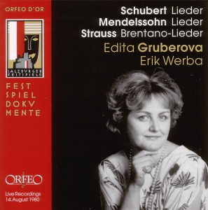 Mendelssohn / Schubert / Strauss - Liederabend in der Gruppe CD bei Bengans Skivbutik AB (2040935)