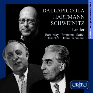Dallapiccola / Hartmann / Schweinit - Lieder in der Gruppe CD bei Bengans Skivbutik AB (2042658)