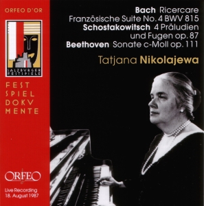 Bach / Beethoven / Shostakovich - Piano Works in der Gruppe CD bei Bengans Skivbutik AB (2042699)