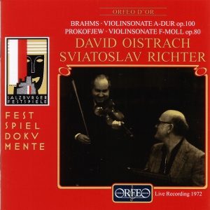 Brahms Johannes / Prokofiev Serge - Violin Sonata No. 2 / Violin Sonata in der Gruppe CD bei Bengans Skivbutik AB (2043769)