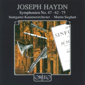 Haydn Joseph - Symphonies Nos. 47,62 & 75 in der Gruppe CD bei Bengans Skivbutik AB (2045580)