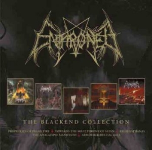 Enthroned - Blackend Years (4Cd) in der Gruppe CD bei Bengans Skivbutik AB (2056656)