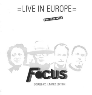 Focus - Live In Europe - Ltd.Ed. in der Gruppe CD bei Bengans Skivbutik AB (2060997)