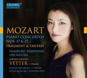 Vetter Sophie-Mayuko / Hamburg Sym - Piano Concertos Nos. 17 & 27 in der Gruppe CD bei Bengans Skivbutik AB (2072127)