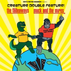 Fadeaways Vs. Muck And The Mires - Creature Double Feature! in der Gruppe VINYL bei Bengans Skivbutik AB (2108454)