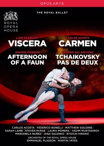 Royal Opera House - Viscera, Carmen, Afternoon Of A Fau in der Gruppe MUSIK / Musik Blu-Ray / Klassiskt bei Bengans Skivbutik AB (2109808)