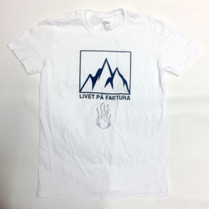 Livet På Faktura - T-shirt Vit in der Gruppe Merchandise bei Bengans Skivbutik AB (2219846r)