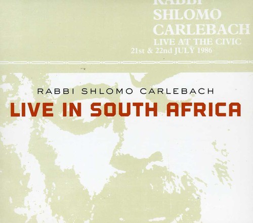 Carlebach Shlomo - Live In South Arica in der Gruppe CD / Worldmusic/ Folkmusik bei Bengans Skivbutik AB (2236620)