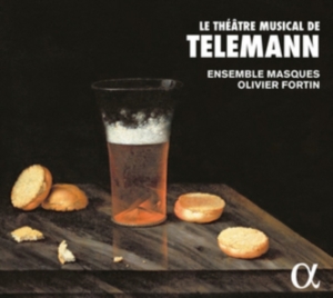 Ensemble Masques Olivier Fortin - Le Théâtre Musical De Telemann in der Gruppe CD bei Bengans Skivbutik AB (2246048)