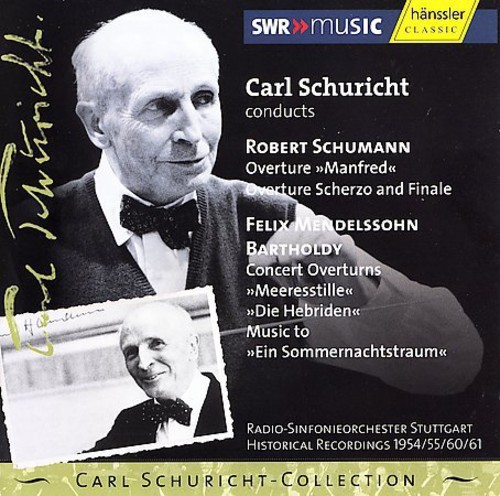Mendelssohn-Bartholdy Schumann - Overtures in der Gruppe CD / Klassiskt bei Bengans Skivbutik AB (2250740)