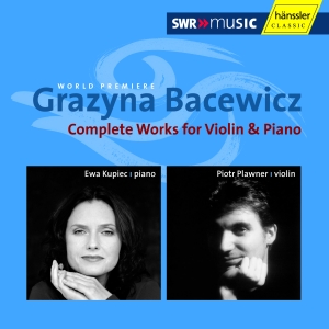 Bacewicz Grazyna - Sonatas For Violin & Piano in der Gruppe Externt_Lager / Naxoslager bei Bengans Skivbutik AB (2250787)