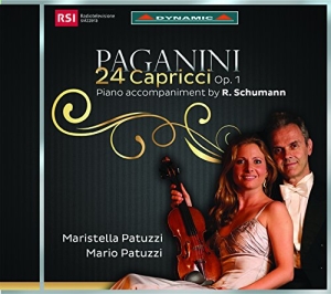 Maristella Patuzzi Mario Patuzzi - 24 Capriccio, Op. 1 in der Gruppe CD bei Bengans Skivbutik AB (2253525)