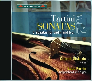 Crtomir Siskovic Luca Ferrini - 5 Sonatas For Violin in der Gruppe Externt_Lager / Naxoslager bei Bengans Skivbutik AB (2253527)