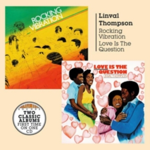 Linval Thompson - Rocking Vibration & Love Is The Que in der Gruppe CD bei Bengans Skivbutik AB (2255066)