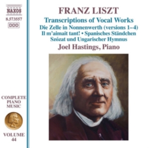 Joel Hastings - Transcriptions Of Vocal Works in der Gruppe CD bei Bengans Skivbutik AB (2279382)