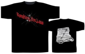 Breaking The Law (Judas Priest) - T/S Breaking The Law (L) in der Gruppe Minishops / Judas Priest bei Bengans Skivbutik AB (2282466)