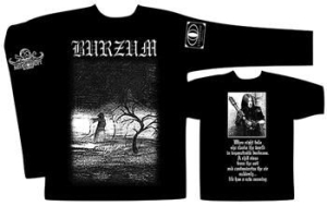 Burzum - T/S When Night Falls (M) in der Gruppe MERCH bei Bengans Skivbutik AB (2282492)