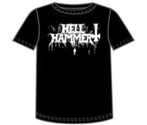 Hellhammer - T/S Dripping Logo (S) in der Gruppe MERCH bei Bengans Skivbutik AB (2283105)