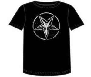 Black Metal - T/S Pentagram Goat (L) in der Gruppe MERCH bei Bengans Skivbutik AB (2283121)