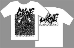 Grave - T/S Burial Ground White Shirt (Xl) in der Gruppe MERCH bei Bengans Skivbutik AB (2284831)