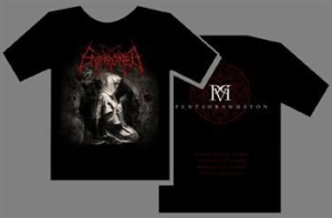 Enthroned - T/S Pentagrammaton Red Print (Xl) in der Gruppe MERCH bei Bengans Skivbutik AB (2284867)