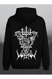 Watain - Zip Hood Snakes And Wolves Black (X in der Gruppe MERCH bei Bengans Skivbutik AB (2285111)