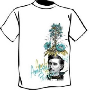 Amber Pacific - T/S Flower Head (Yl) in der Gruppe MERCH bei Bengans Skivbutik AB (2285632)