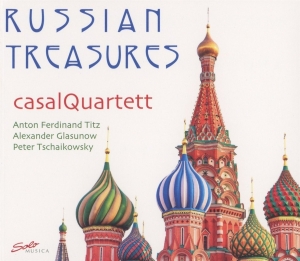 Glazunov Alexander Titz A F Tch - Russian Treasures in der Gruppe CD bei Bengans Skivbutik AB (2300195)