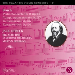Jack Liebeck Bbc Scottish Symphony - Romantic Violin Concerto, Vol. 21 in der Gruppe CD bei Bengans Skivbutik AB (2301397)