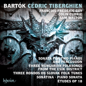 Cedric Tiberghien - Sonata For Two Pianos And Percussio in der Gruppe CD bei Bengans Skivbutik AB (2301404)