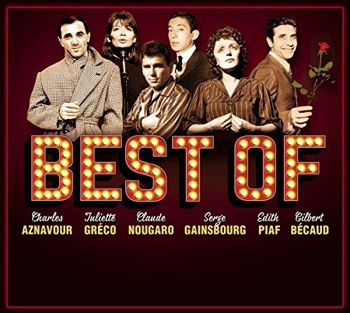 Aznavour/ Greco/ Nougaro/ Gainesbourg/ - Best Of in der Gruppe CD / Pop bei Bengans Skivbutik AB (2377265)
