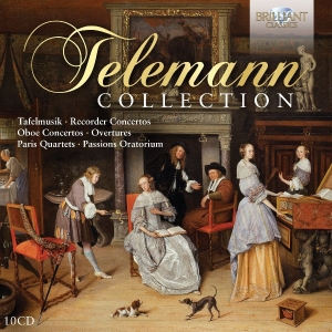 Musica Amphion Pieter-Jan Belder - Telemann Collection in der Gruppe CD bei Bengans Skivbutik AB (2384970)
