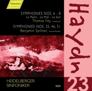 Heidelberger Sinfoniker Benjamin S - Haydn 23 in der Gruppe CD bei Bengans Skivbutik AB (2389730)