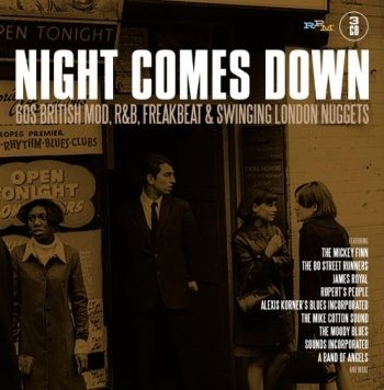 Various Artists - Night Comes Down: 60 British Mod R& in der Gruppe CD / Bestseller bei Bengans Skivbutik AB (2422594)