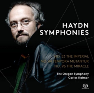 Oregon Symphony Carlos Kalmar - Symphonies Nos. 53, 64 & 96 in der Gruppe MUSIK / SACD / Klassiskt bei Bengans Skivbutik AB (2430497)
