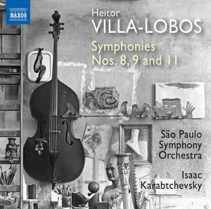 Villa-Lobos Heitor - Symphonies Nos. 8, 9 And 11 in der Gruppe CD bei Bengans Skivbutik AB (2495117)