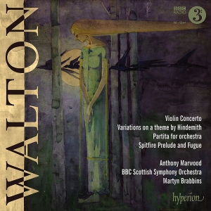 Walton William - Violin Concerto, Partita & Hindemit in der Gruppe CD bei Bengans Skivbutik AB (2499288)