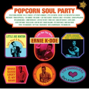 Various Artists - Popcorn Soul Party - Blended Soul & in der Gruppe VINYL bei Bengans Skivbutik AB (2520031)